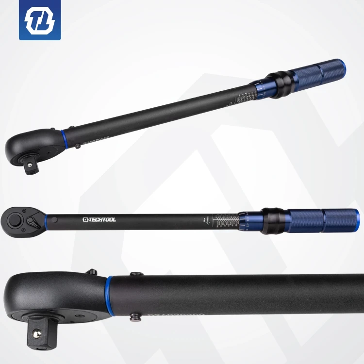 Skala regulacji momentu w kluczu dynamometrycznym TECHTOOL TTTW01