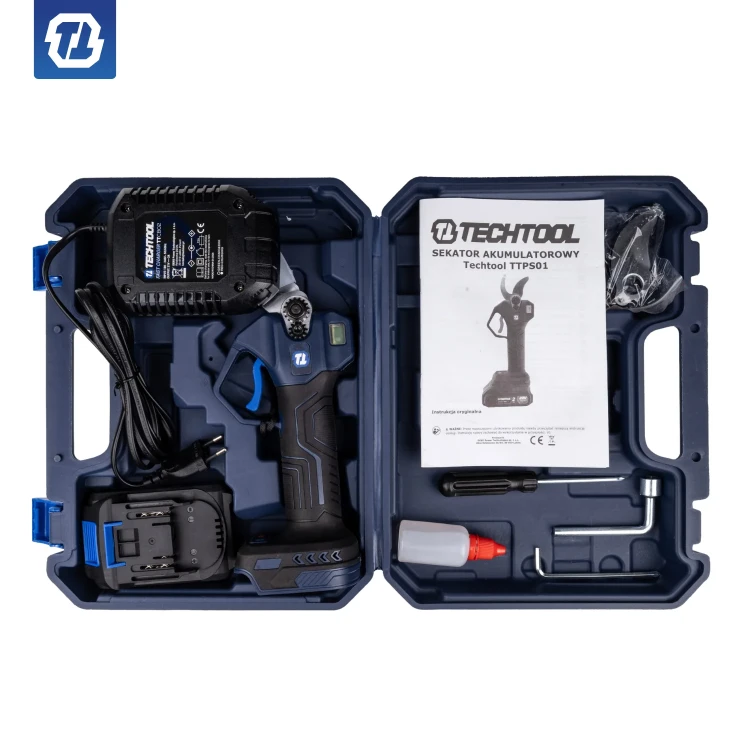 zestaw w walizce sekator TTPS01 z baterią i ładowarką