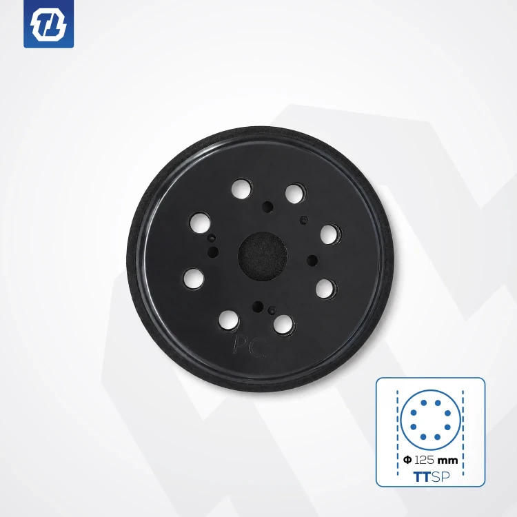 Zamienny talerz szlifierski 125 mm do szlifierki TECHTOOL