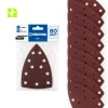 Papier ścierny typu żelazko P80 150 x 98 mm, 10 szt. TECHTOOL TTSP80I – opakowanie i arkusze