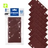 Papier ścierny prostokątny P80 185 x 93 mm, 10 szt. TECHTOOL TTSP80R – opakowanie i arkusze