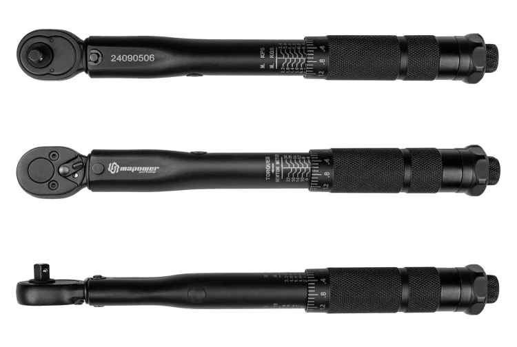 Klucz dynamometryczny MAPOWER MPTW02 pokazany z różnych stron
