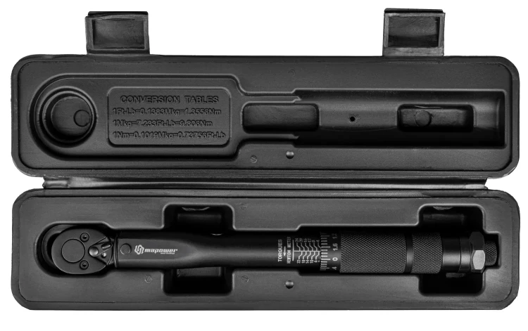 Klucz dynamometryczny MAPOWER MPTW02 w plastikowej walizce do przechowywania