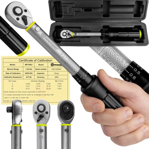 Klucz dynamometryczny do roweru - MAPOWER MPTW03