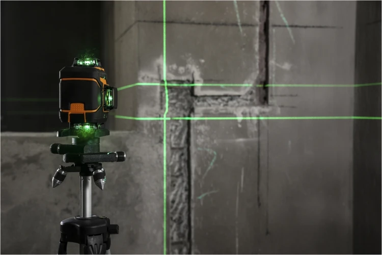 Poziomica 4D płaszczyznowa laserowa laser krzyżowy 16 linii DKLL16PS1 DEKO