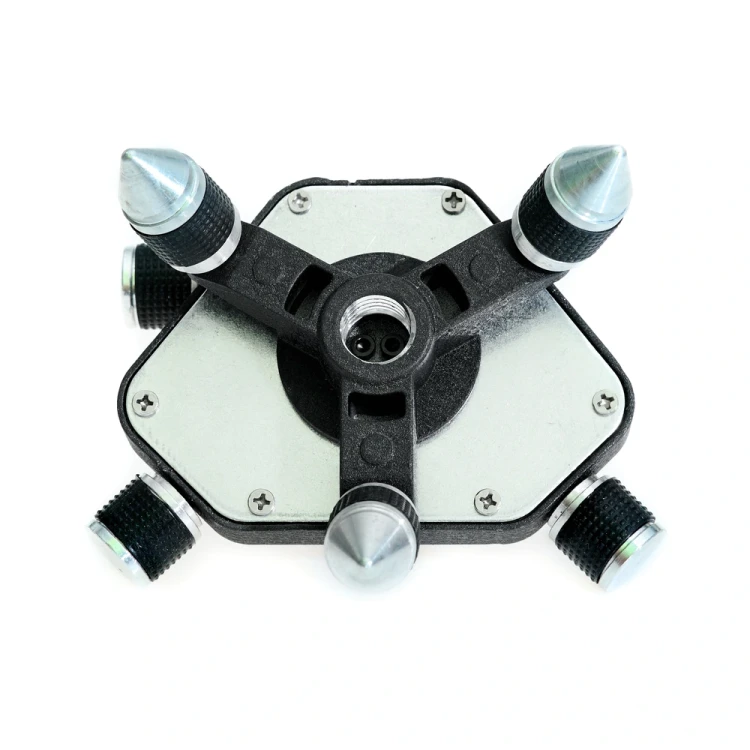 mini tripod MINITRI01 DEKO – widok od spodu z regulowanymi stopkami