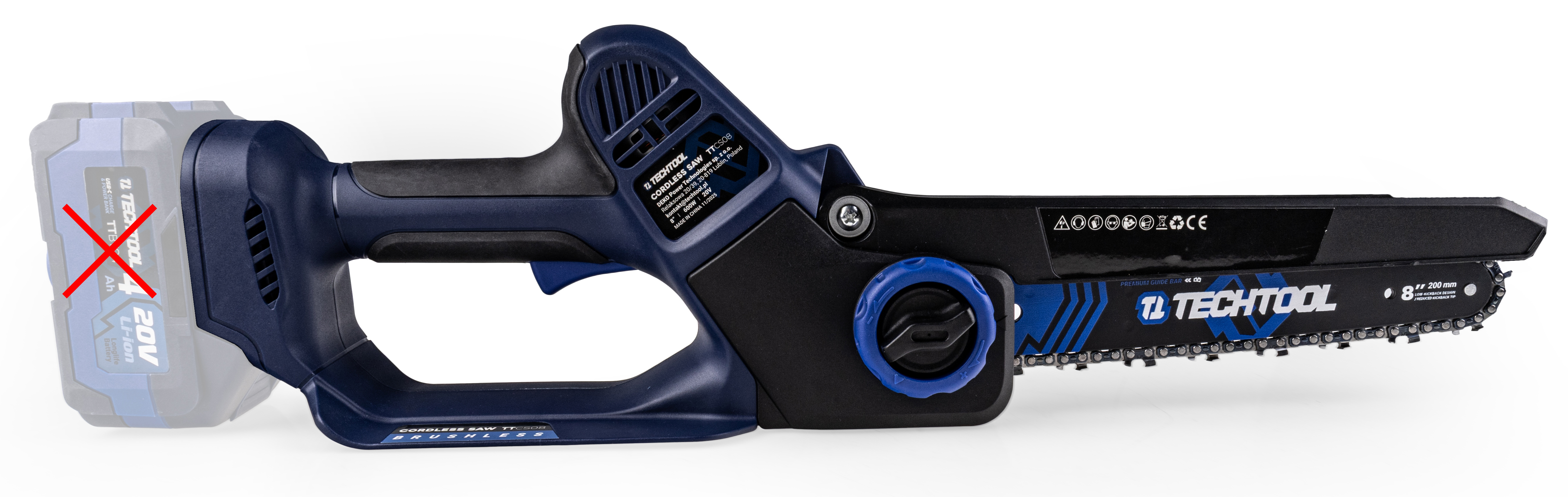 pilarka akumulatorowa gałęziówka TTCS08