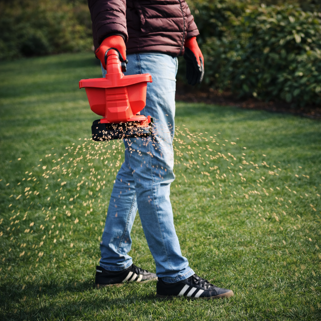 rozsiewacz nawozu akumulatorowy lekki 1,38 kg