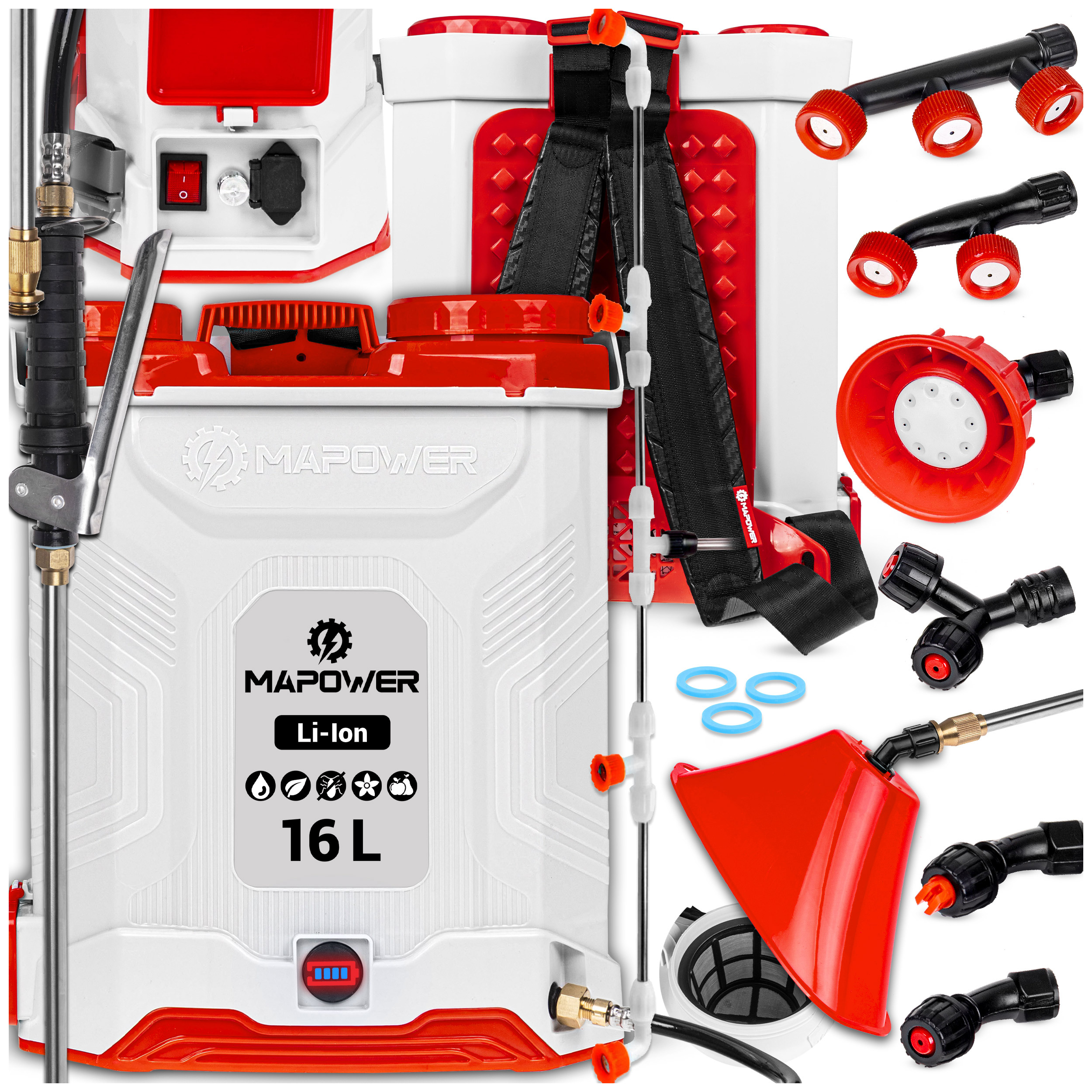 opryskwiacz plecakowy akumualtorowy 16 L 5.5 bar