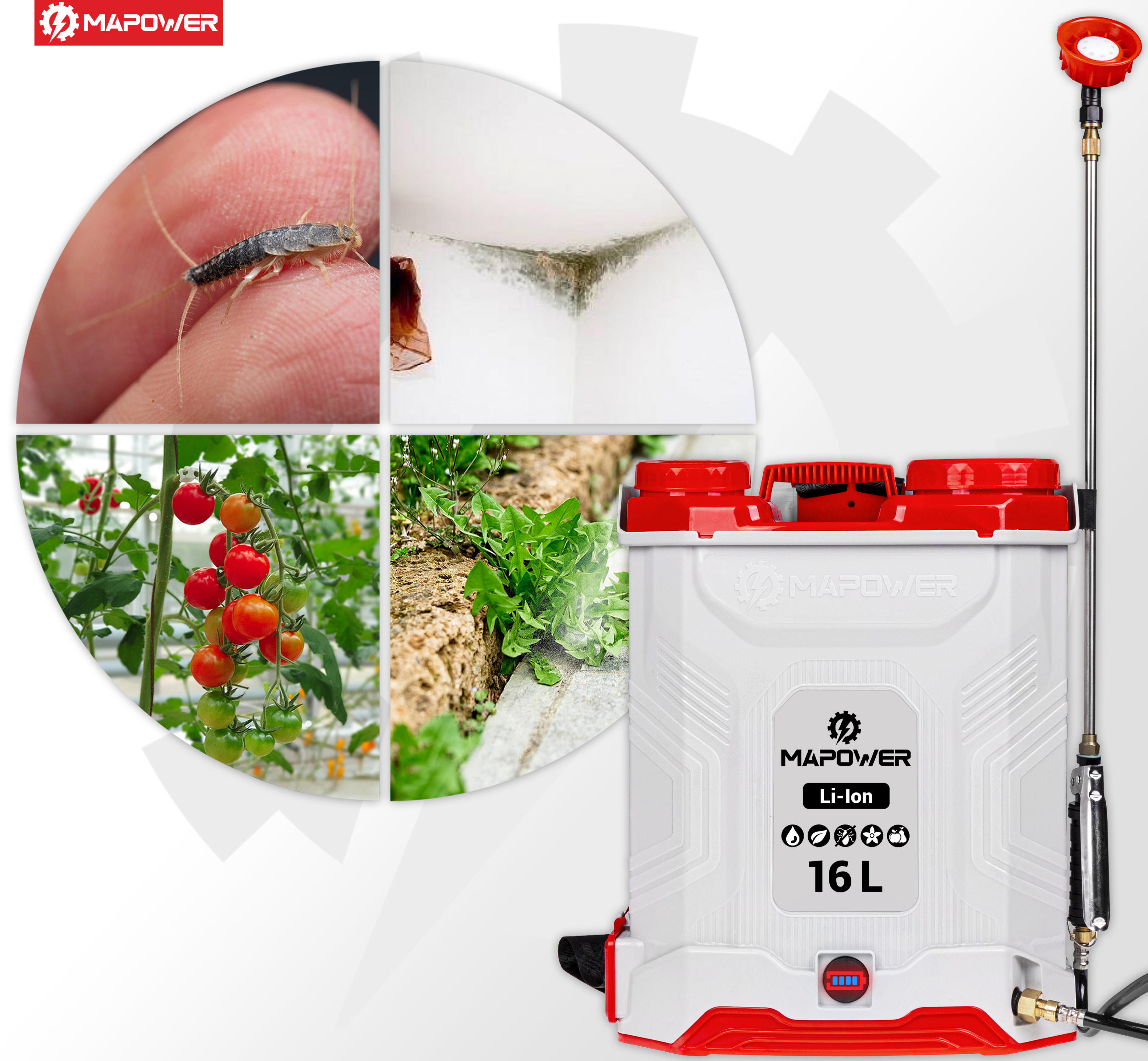 opryskiwacz elektryczny plecakowy- wygoda przy dużych powierzchniach