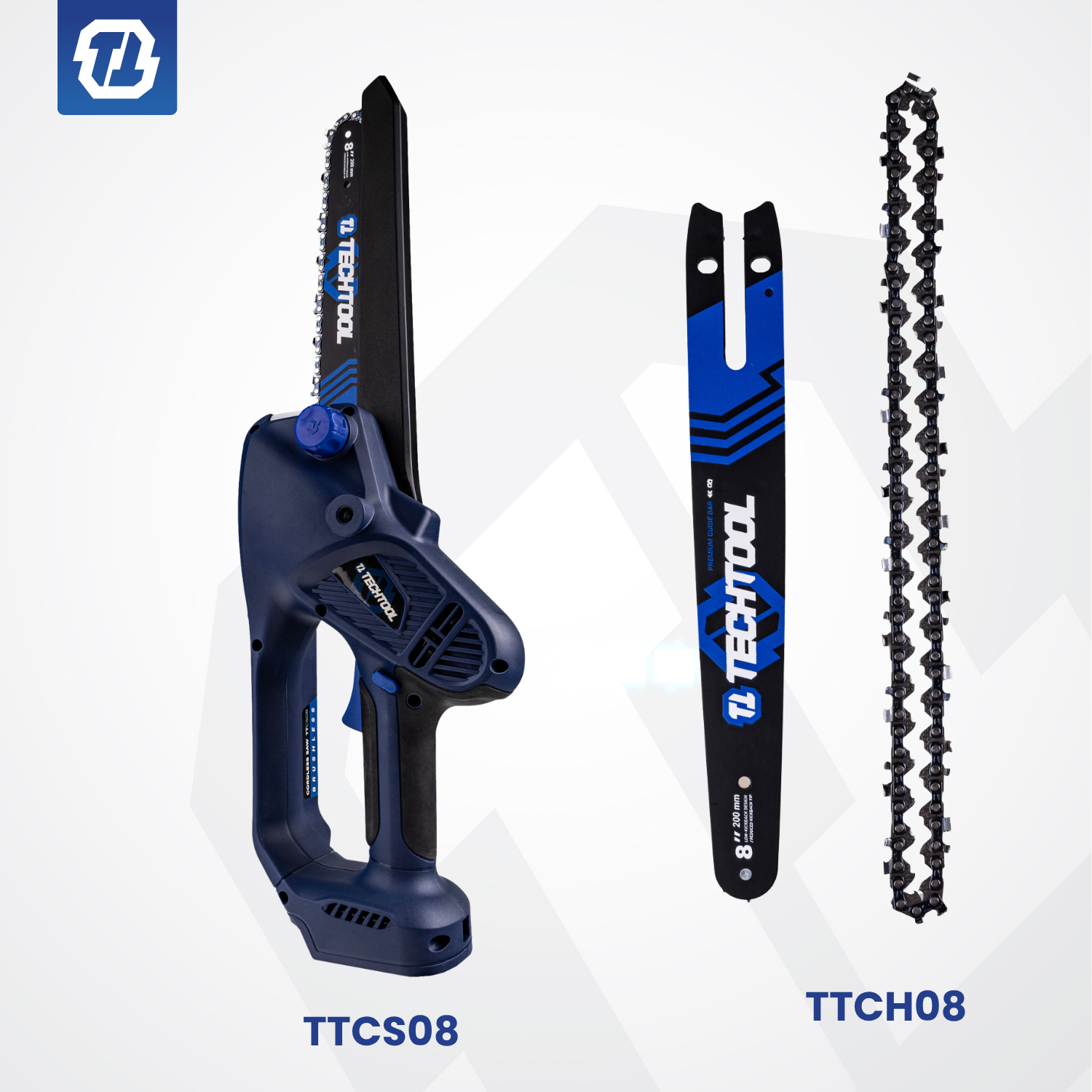 pilarka do gałęzi 8' body TTCS08 w zestawie z prowadnica i łańcuchem