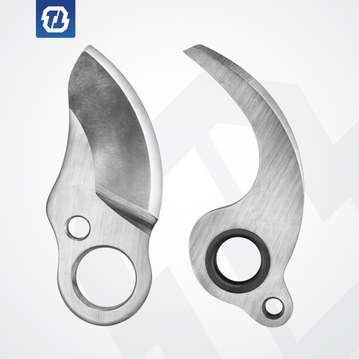 ostrza do sekatora TTPS01 wykonane ze stali wysokowęglowej, czyli stali hartowanej