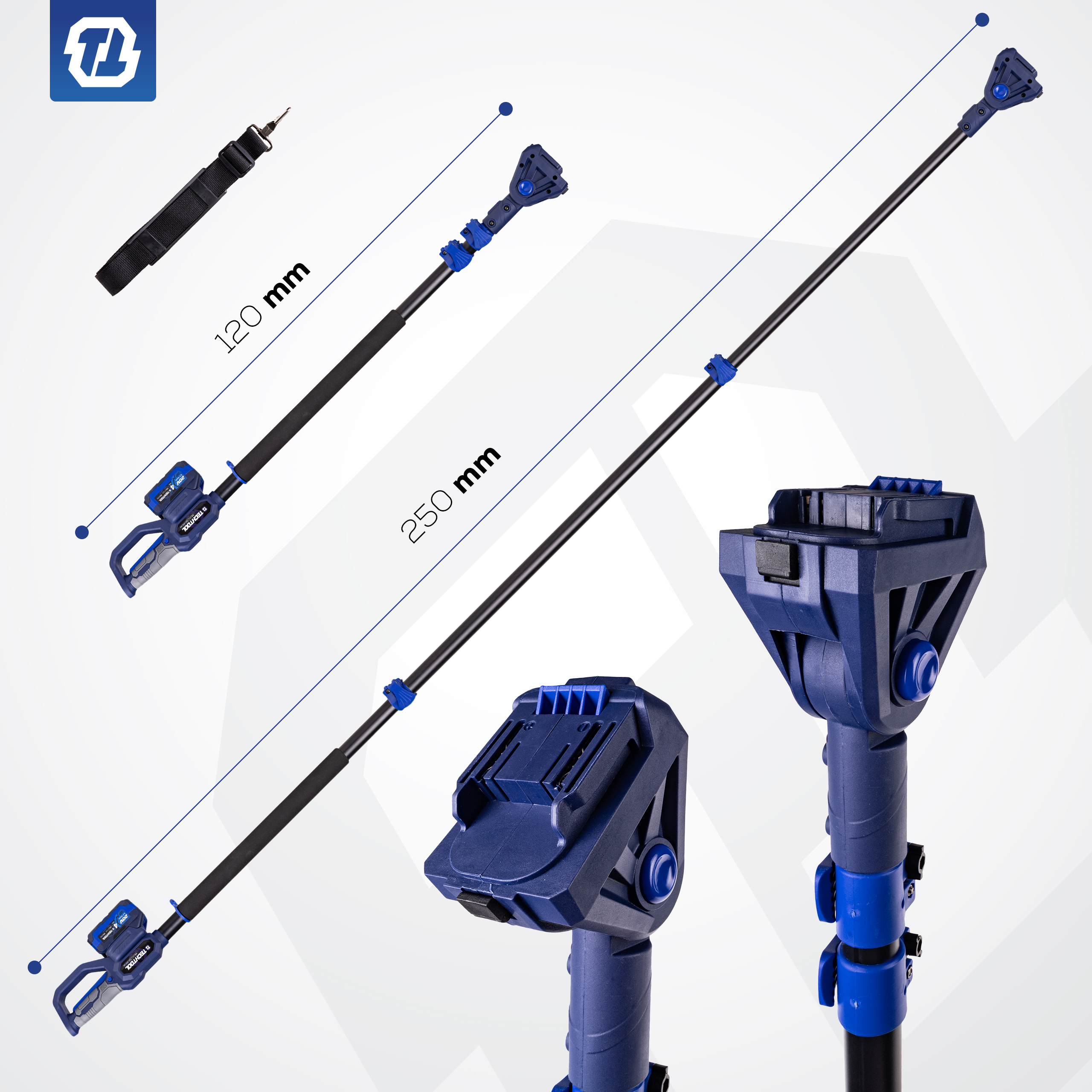 teleskopowy wysięgnik, przedłużka do piły TTEP01