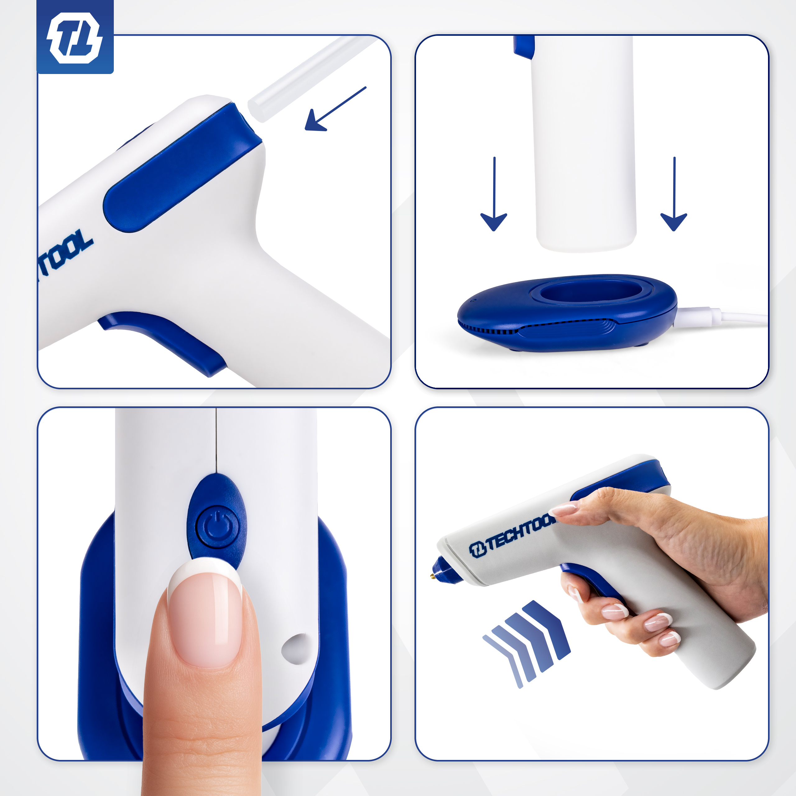 pistolet do kleju bezprzewodowy