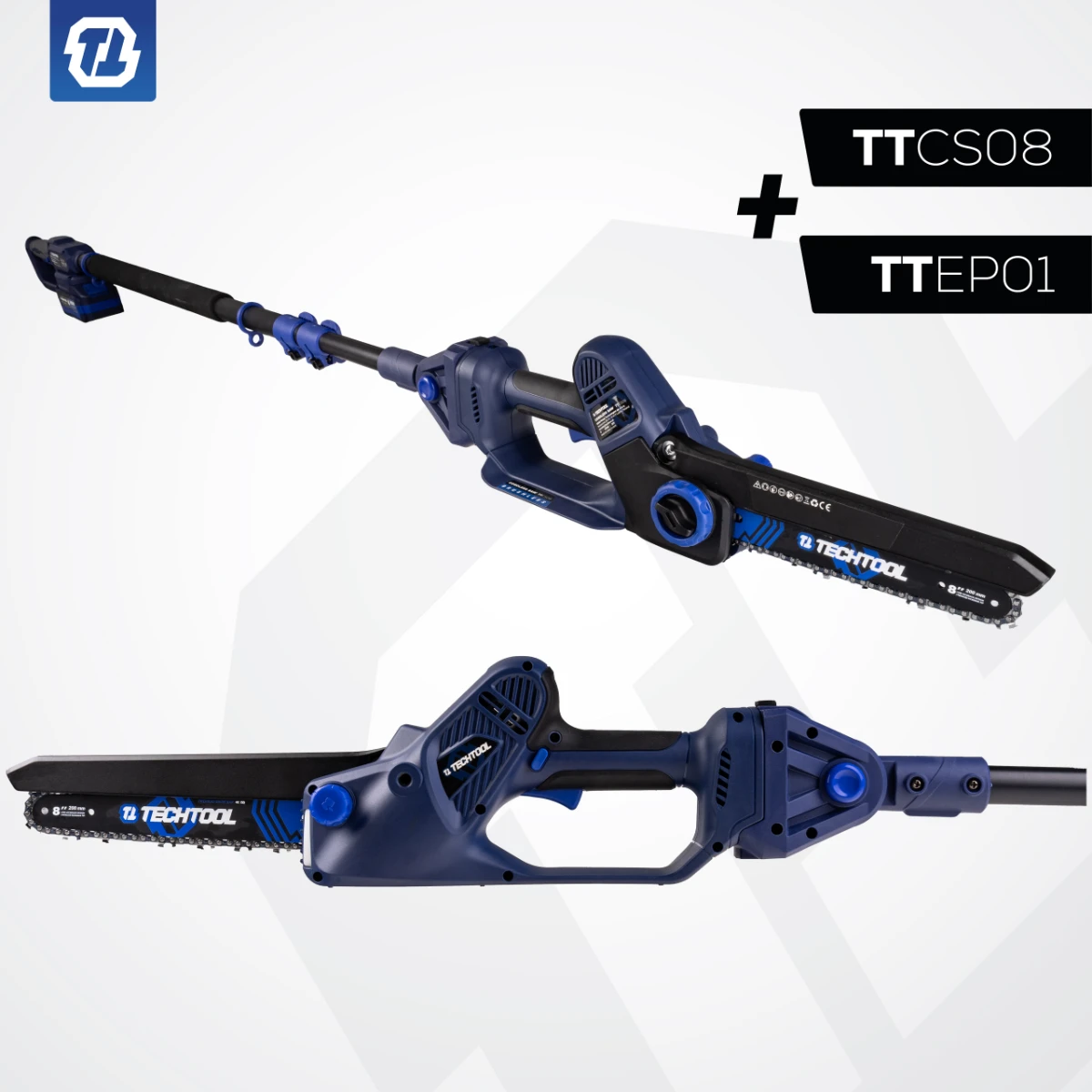 wysięgnik do piły akumulatorowej TECHTOOL, kompatybilny z piłą TTCS08