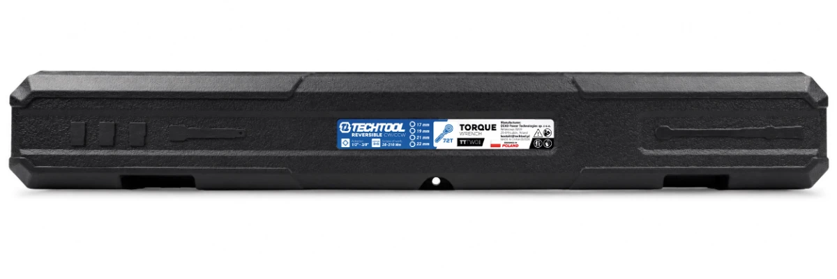 Klucz dynamometryczny do kół TECHTOOL TTTW01 1/2 cala 28-210 Nm w walizce