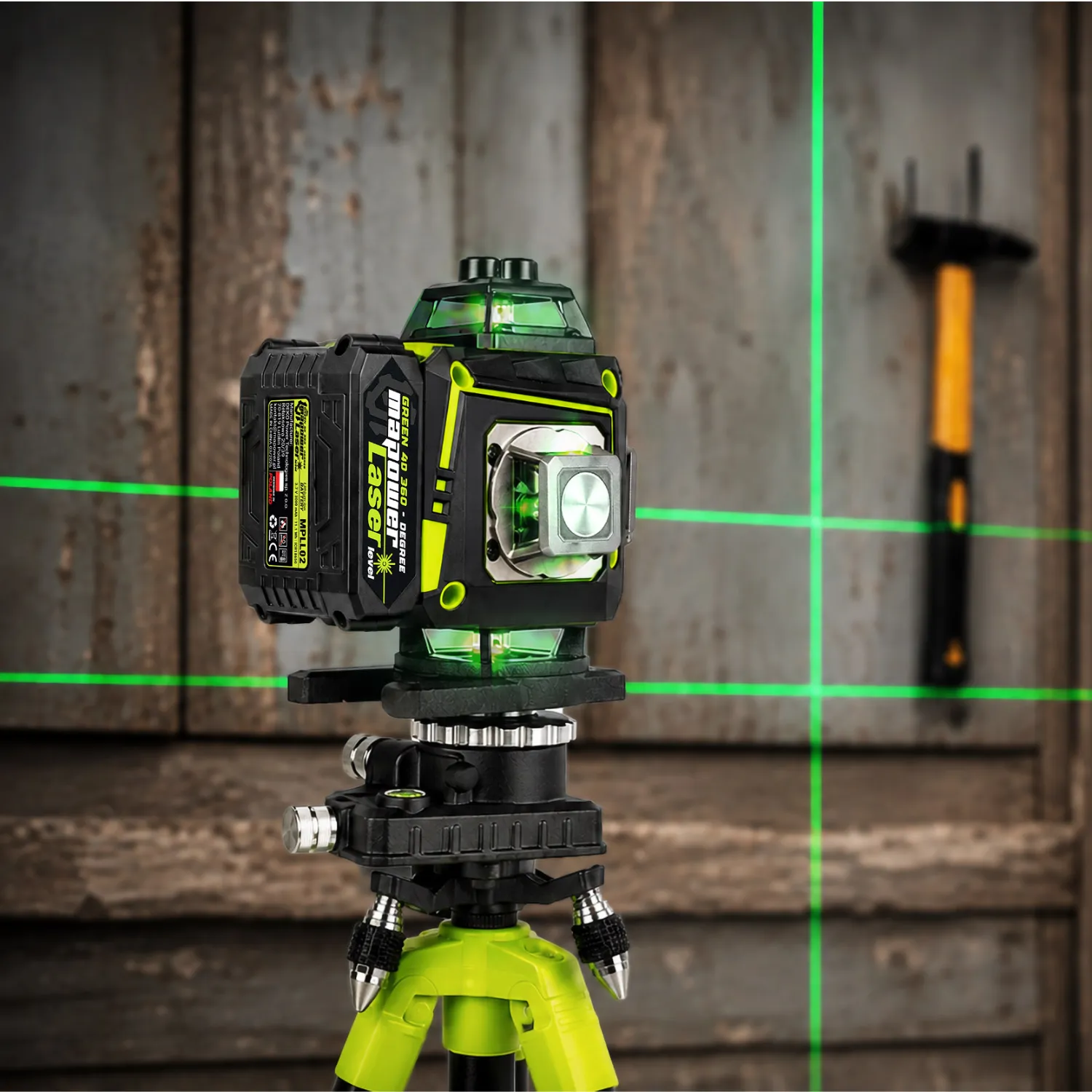 zielony laser krzyżowy 4D MPLL02 MAPOWER