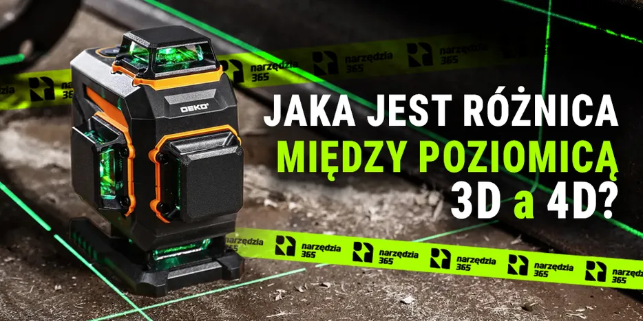 Poziomica laserowa 3D czy 4D? Różnice, zastosowania i co wybrać
