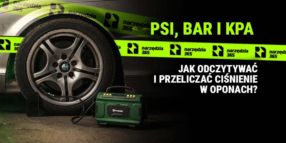 PSI, bar i kPa – jak odczytywać i przeliczać ciśnienie w oponach?