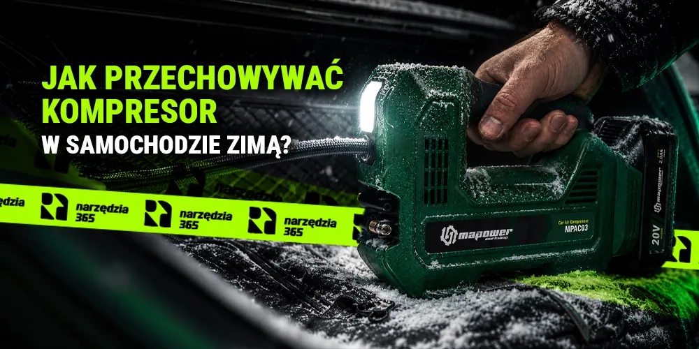 Jak przechowywać kompresor w samochodzie zimą?