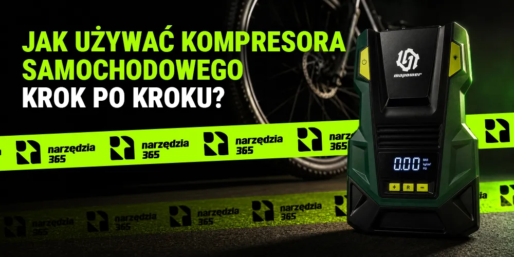 Jak używać kompresora samochodowego krok po kroku?