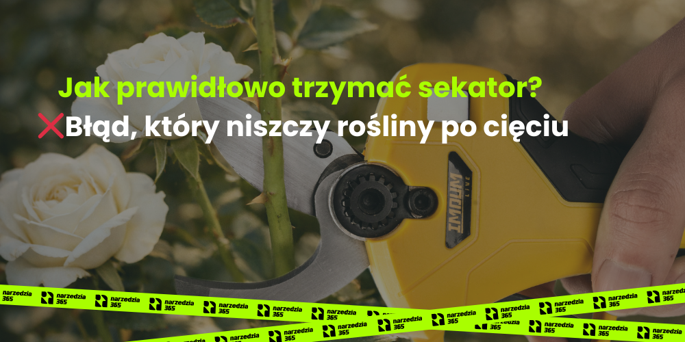 Jak prawidłowo trzymać sekator? Błąd, który niszczy rośliny po cięciu